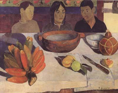 Paul Gauguin The Meal(The Bananas) (mk06) Germany oil painting art